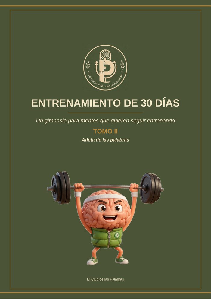Portada de Entrenamiento de 30 días, Tomo II: Atleta de las palabras